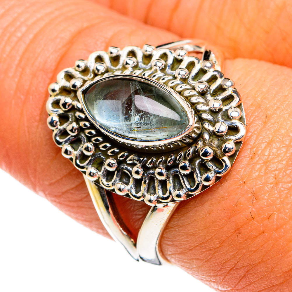 Aquamarine Rings handcrafted by Ana Silver Co - RING80249