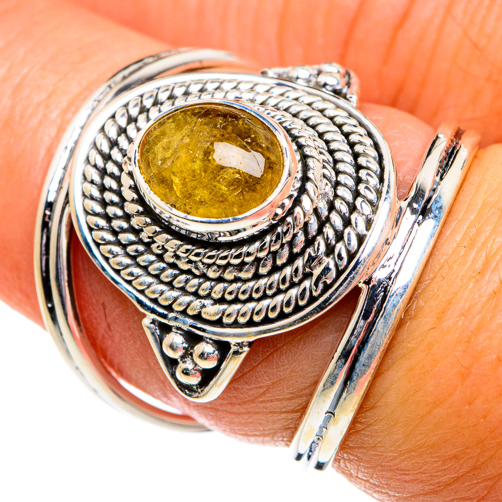 Citrine Rings handcrafted by Ana Silver Co - RING80260