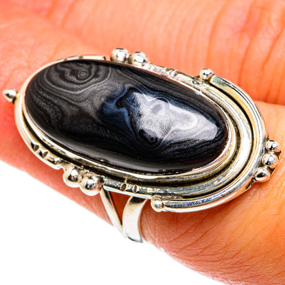 Psilomelane Rings handcrafted by Ana Silver Co - RING80265