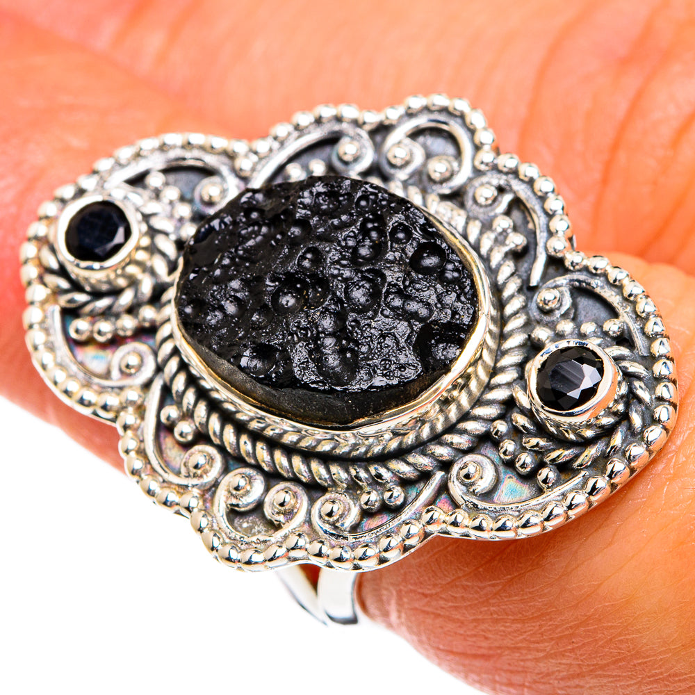 Tektite Rings handcrafted by Ana Silver Co - RING80266
