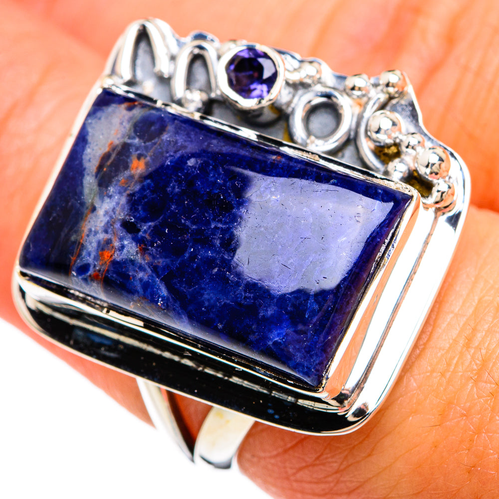 Sodalite Rings handcrafted by Ana Silver Co - RING80274