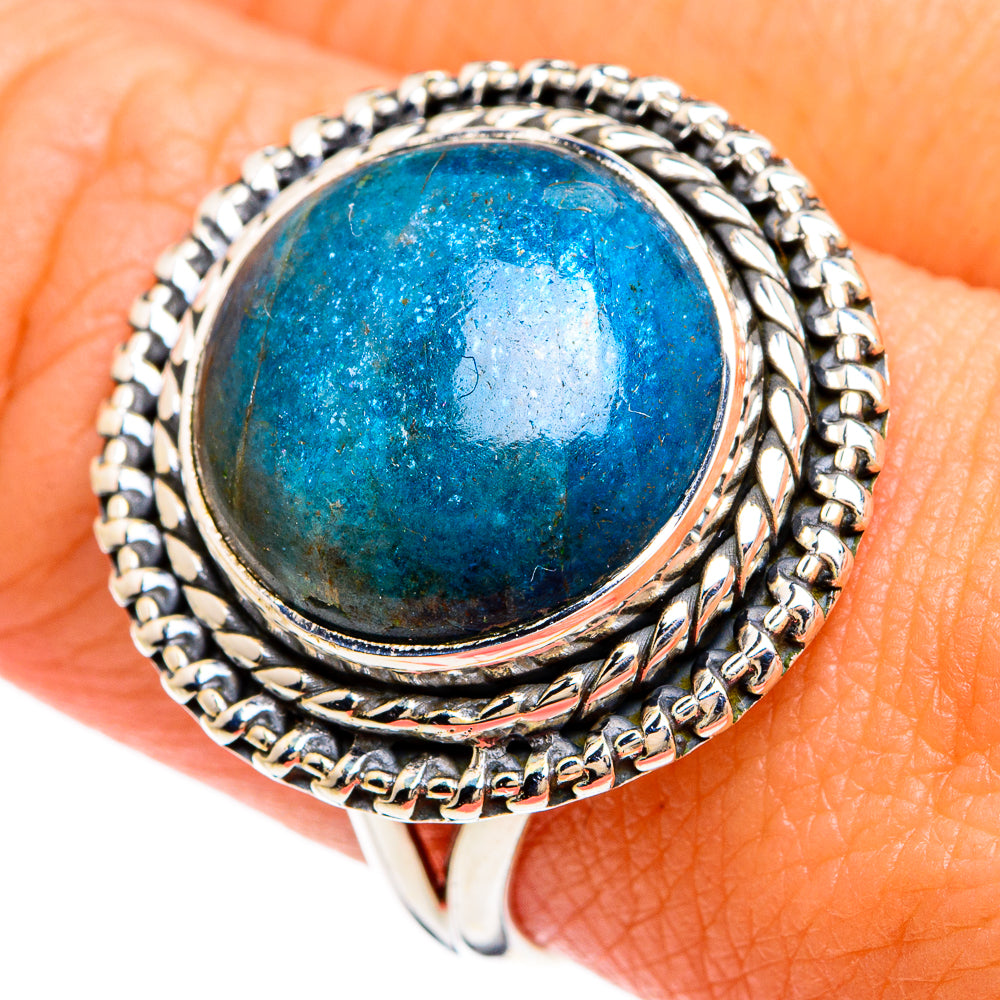 Chrysocolla Rings handcrafted by Ana Silver Co - RING80277