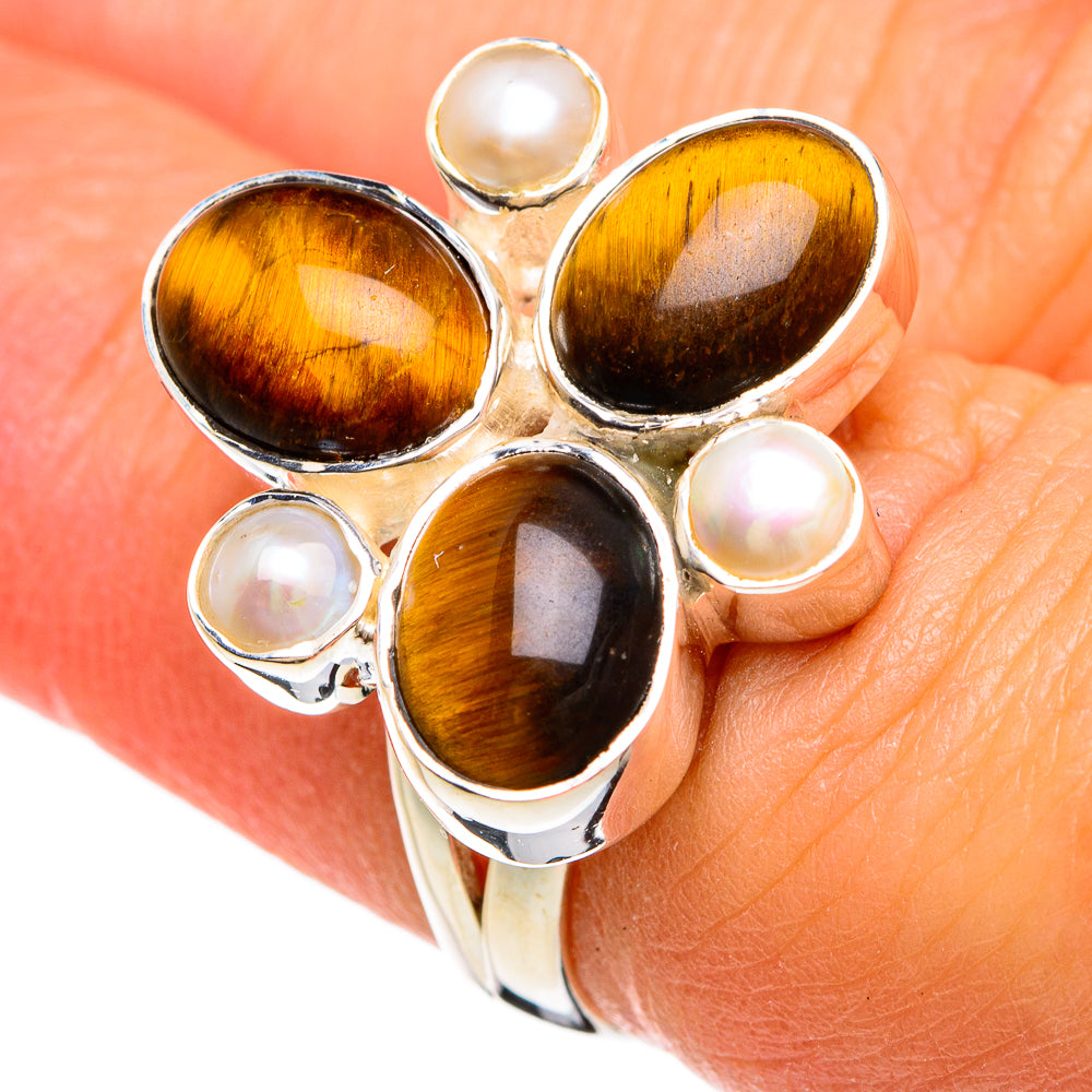 Tiger Eye Rings handcrafted by Ana Silver Co - RING80282