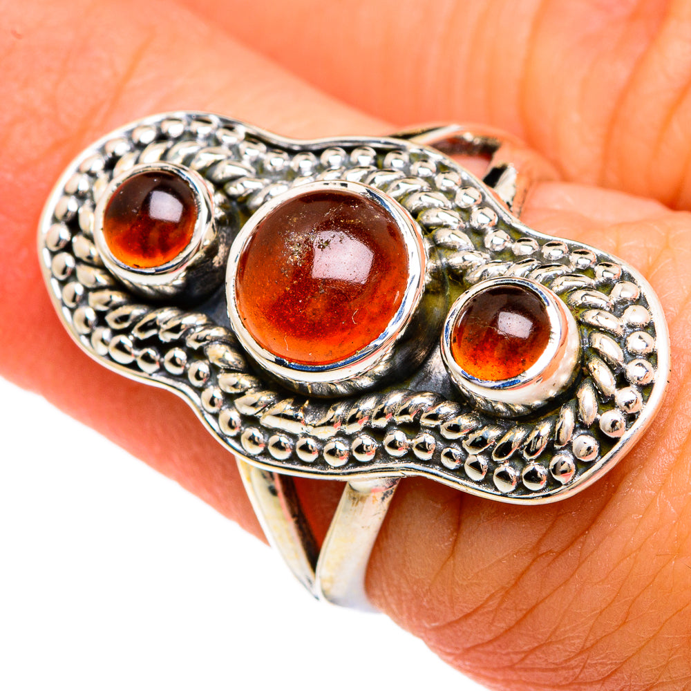 Carnelian Rings handcrafted by Ana Silver Co - RING80285