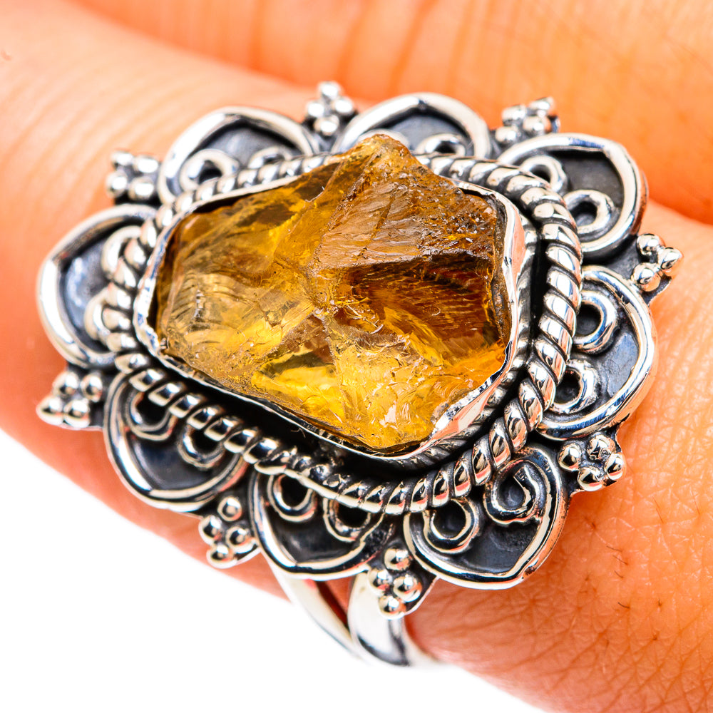 Citrine Rings handcrafted by Ana Silver Co - RING80286