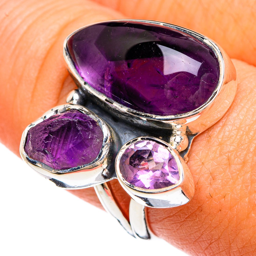 Amethyst Rings handcrafted by Ana Silver Co - RING80291