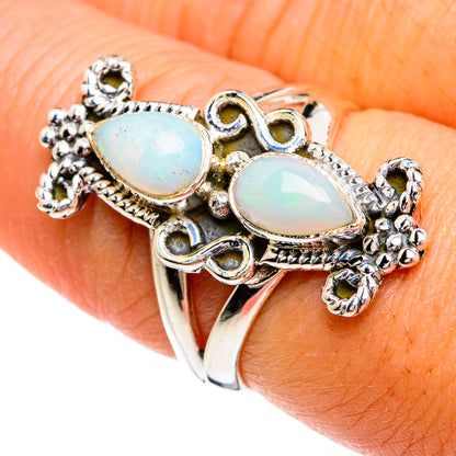 Ethiopian Opal Rings handcrafted by Ana Silver Co - RING80299