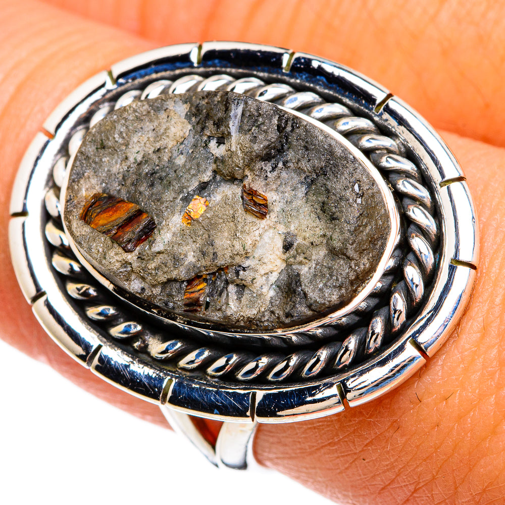Astrophyllite Rings handcrafted by Ana Silver Co - RING80317