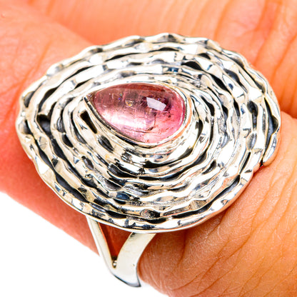 Pink Tourmaline Rings handcrafted by Ana Silver Co - RING80320