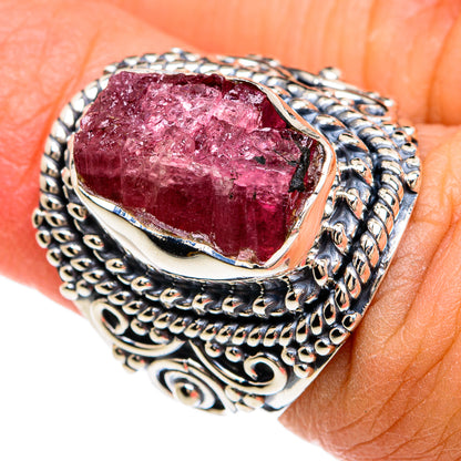 Pink Tourmaline Rings handcrafted by Ana Silver Co - RING80321