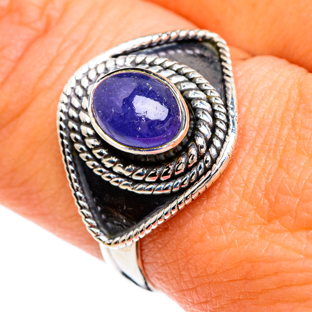 Tanzanite Rings handcrafted by Ana Silver Co - RING80323