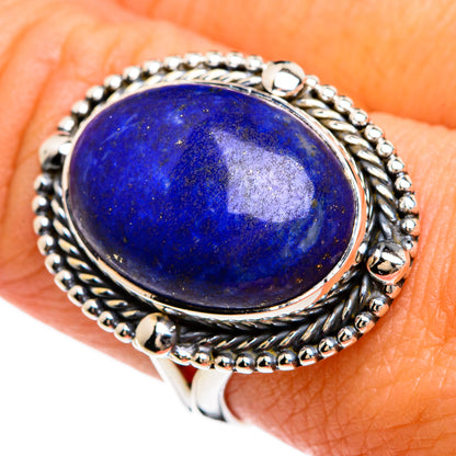 Lapis Lazuli Rings handcrafted by Ana Silver Co - RING80337