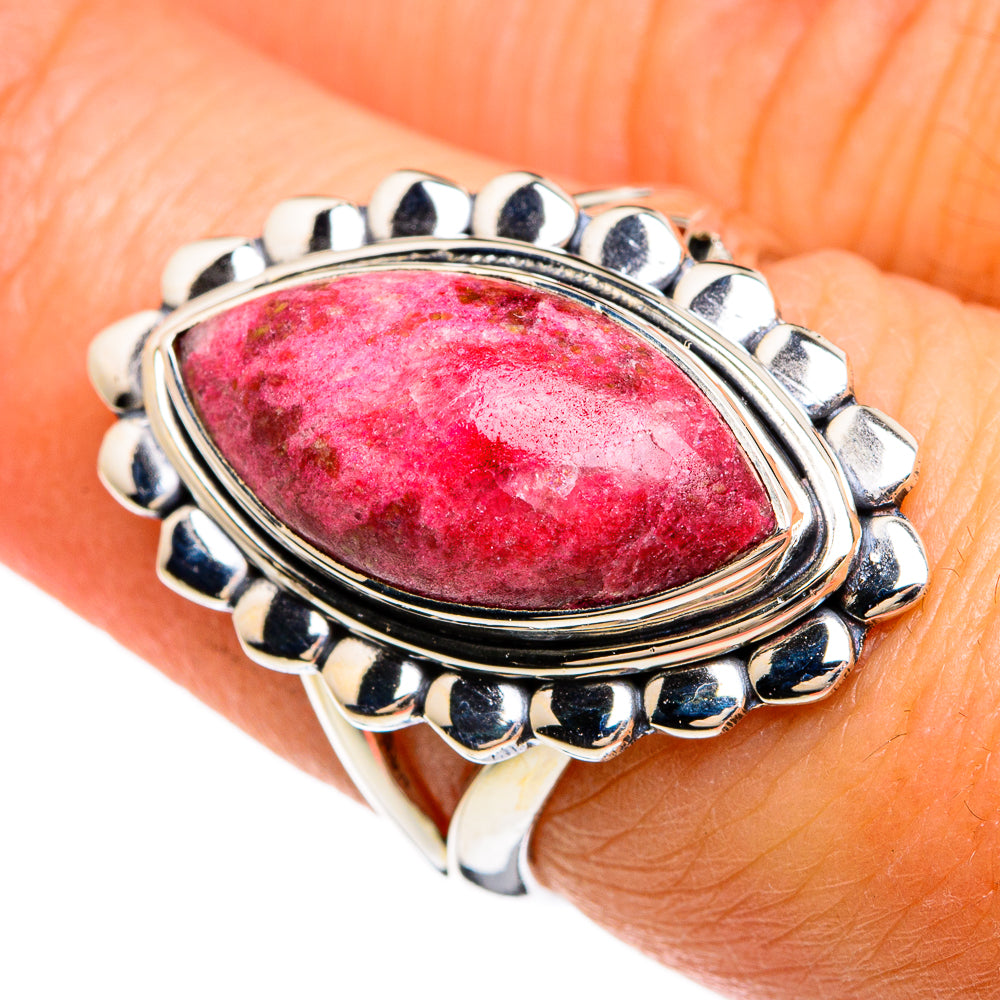 Thulite Rings handcrafted by Ana Silver Co - RING80347