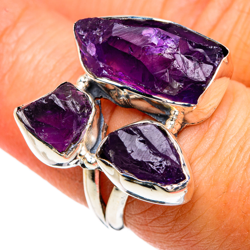 Amethyst Rings handcrafted by Ana Silver Co - RING80350