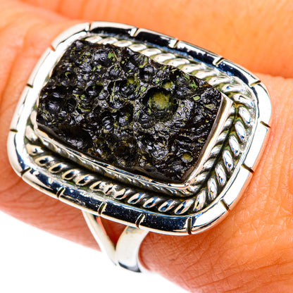 Tektite Rings handcrafted by Ana Silver Co - RING80352