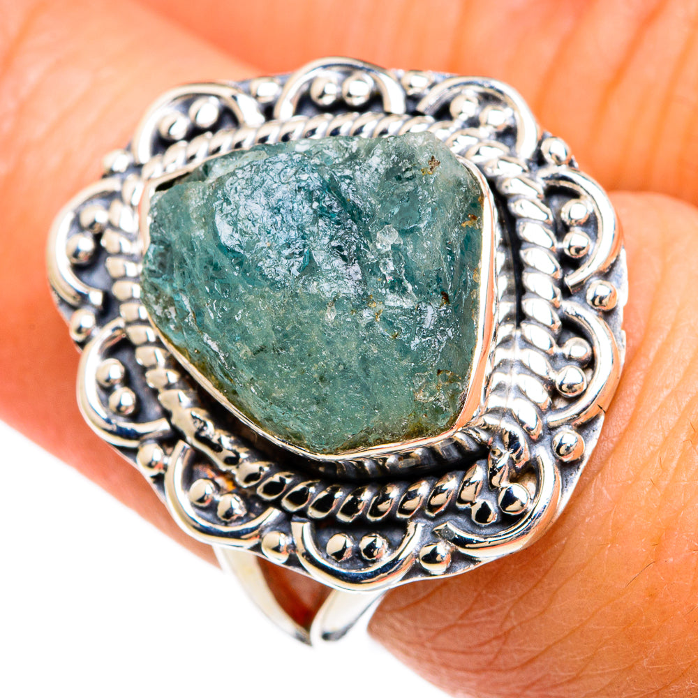 Aquamarine Rings handcrafted by Ana Silver Co - RING80364