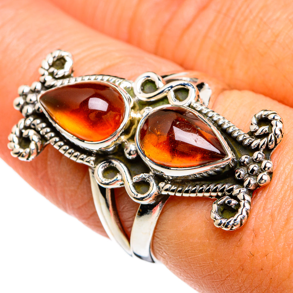 Carnelian Rings handcrafted by Ana Silver Co - RING80373