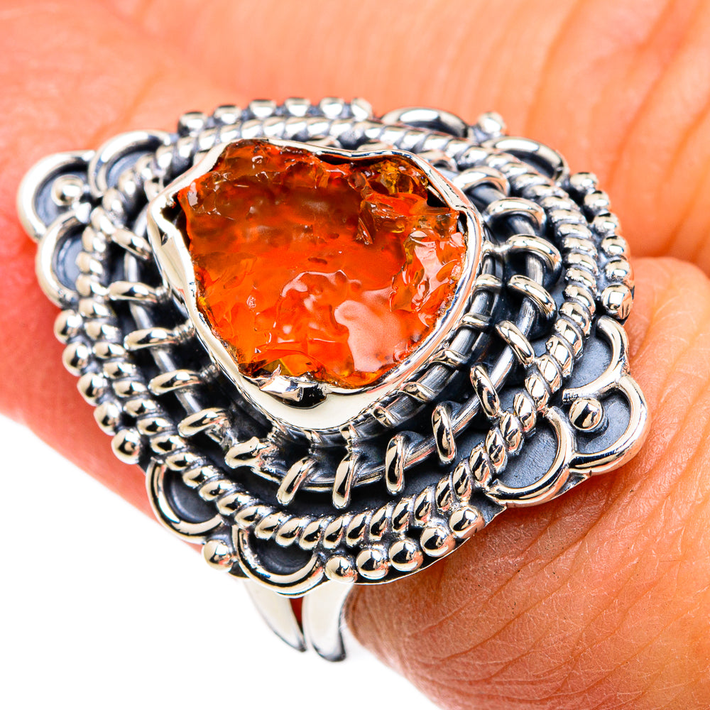 Carnelian Rings handcrafted by Ana Silver Co - RING80374