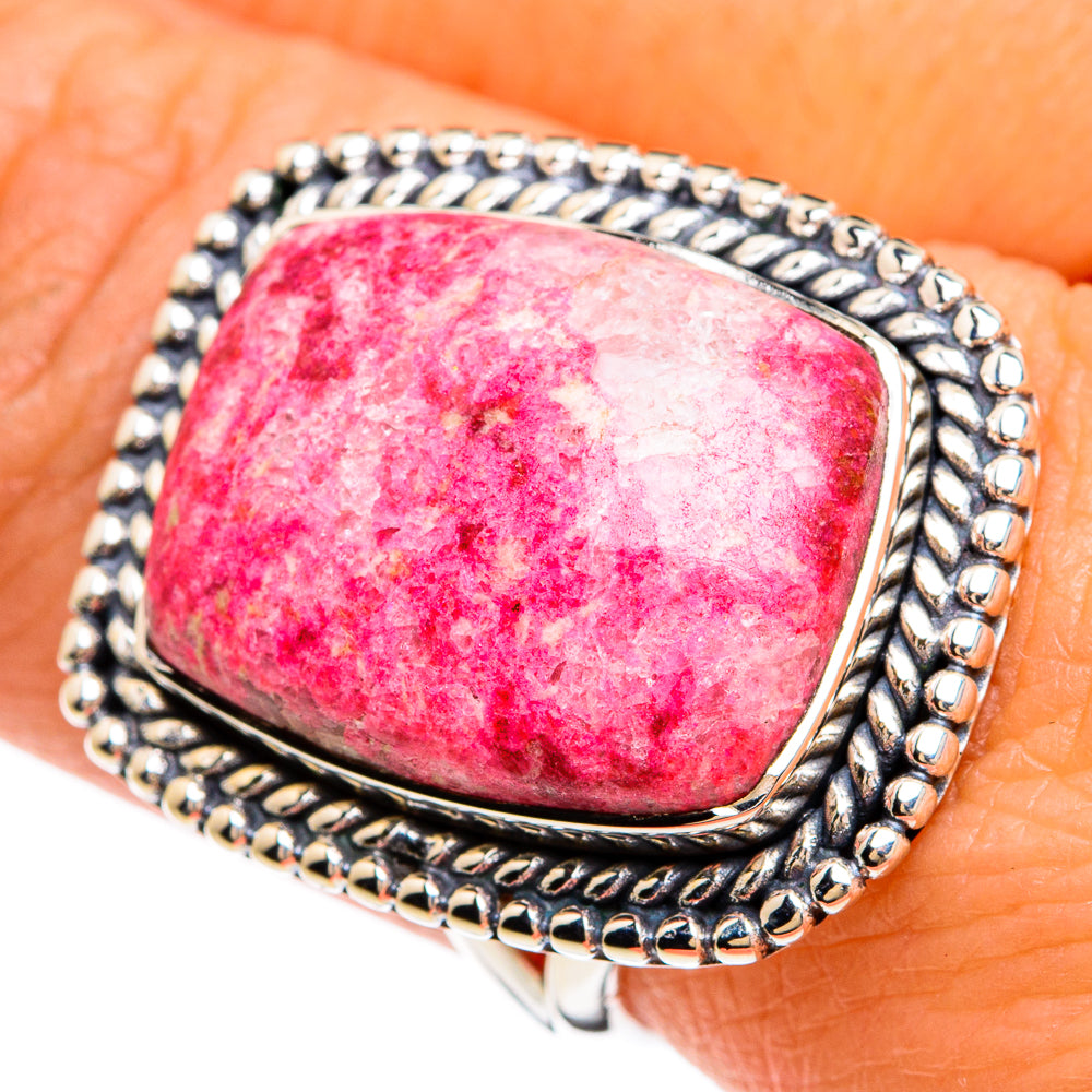 Thulite Rings handcrafted by Ana Silver Co - RING80376