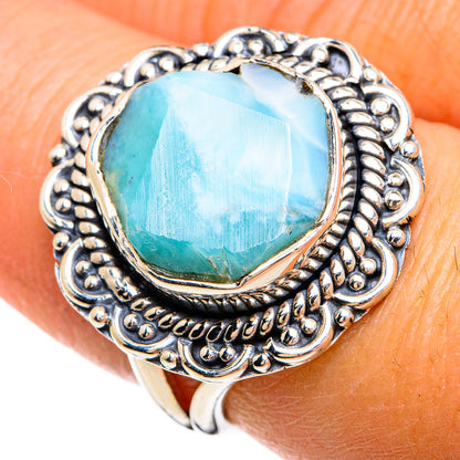 Larimar Rings handcrafted by Ana Silver Co - RING80391