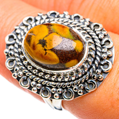 Bamboo Jasper Rings handcrafted by Ana Silver Co - RING80397