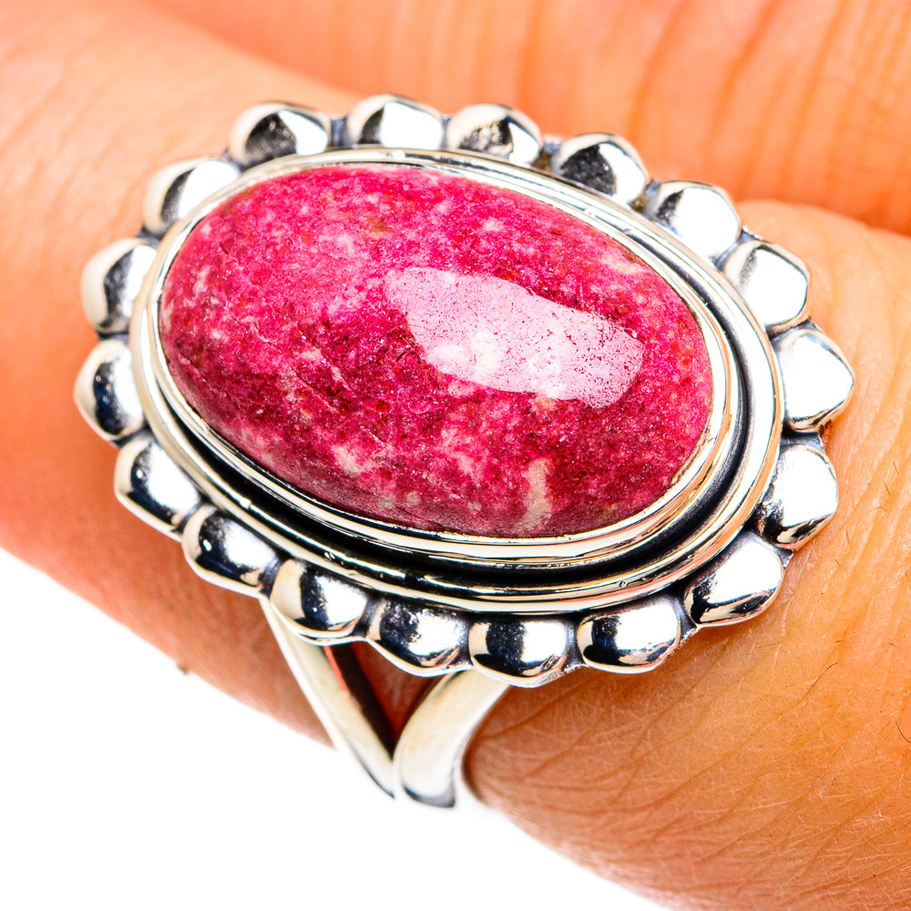Thulite Rings handcrafted by Ana Silver Co - RING80402
