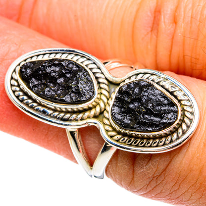 Tektite Rings handcrafted by Ana Silver Co - RING80407