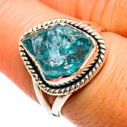 Apatite Rings handcrafted by Ana Silver Co - RING80413
