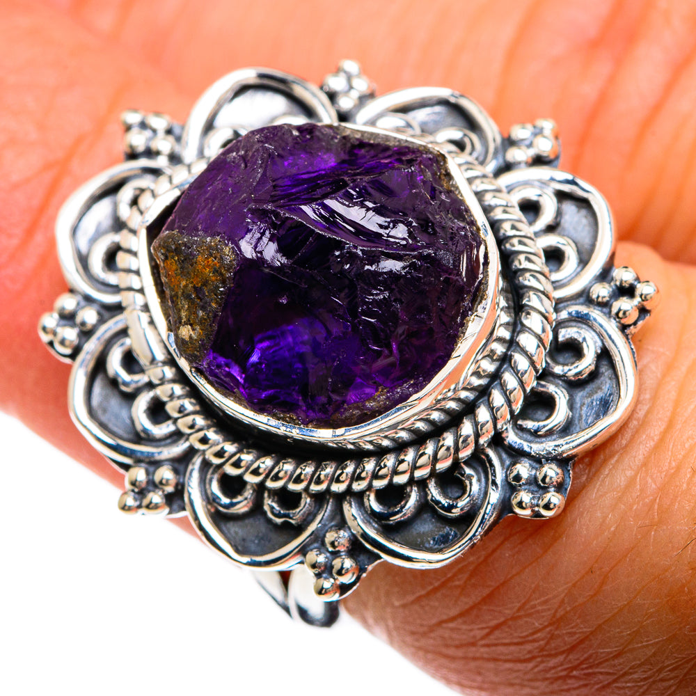 Amethyst Rings handcrafted by Ana Silver Co - RING80429