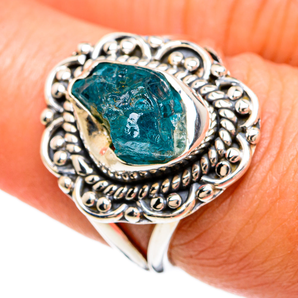 Apatite Rings handcrafted by Ana Silver Co - RING80481