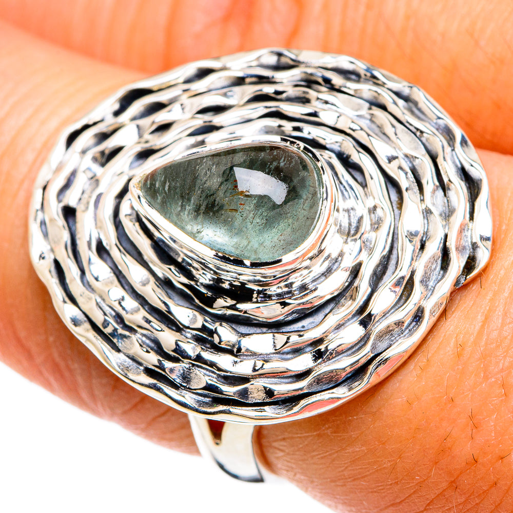 Aquamarine Rings handcrafted by Ana Silver Co - RING80487