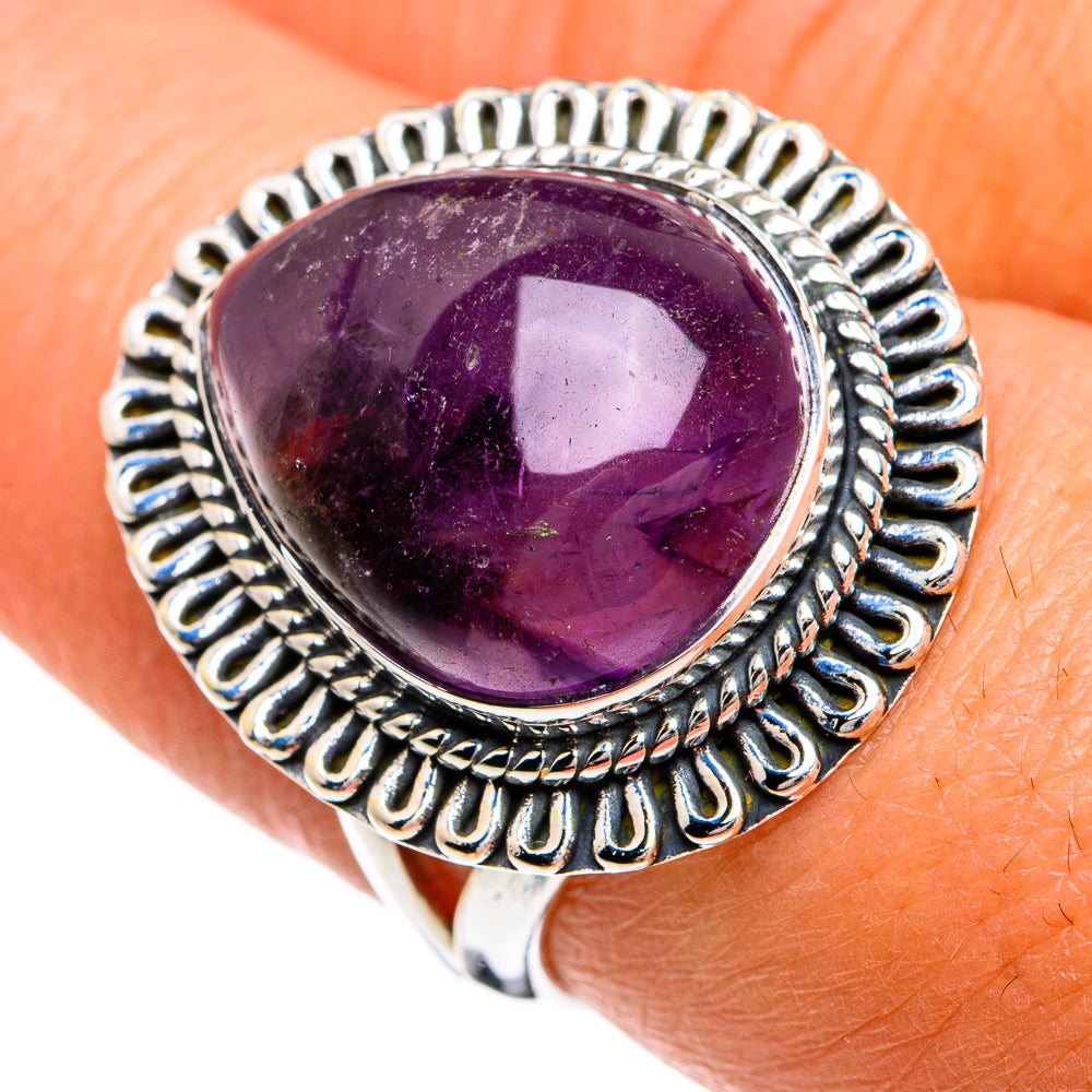 Amethyst Rings handcrafted by Ana Silver Co - RING80516