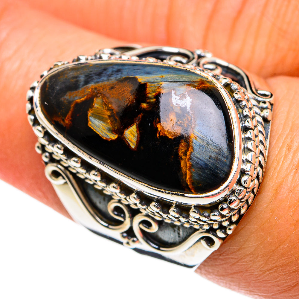 Pietersite Rings handcrafted by Ana Silver Co - RING80519