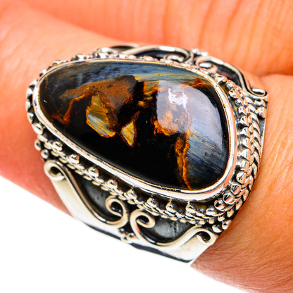 Pietersite Rings handcrafted by Ana Silver Co - RING80519