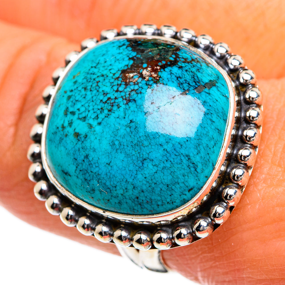 Tibetan Turquoise Rings handcrafted by Ana Silver Co - RING80527