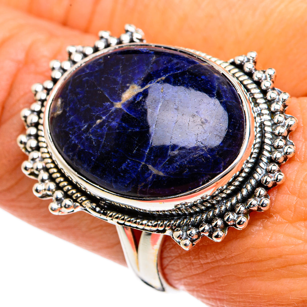 Sodalite Rings handcrafted by Ana Silver Co - RING80530