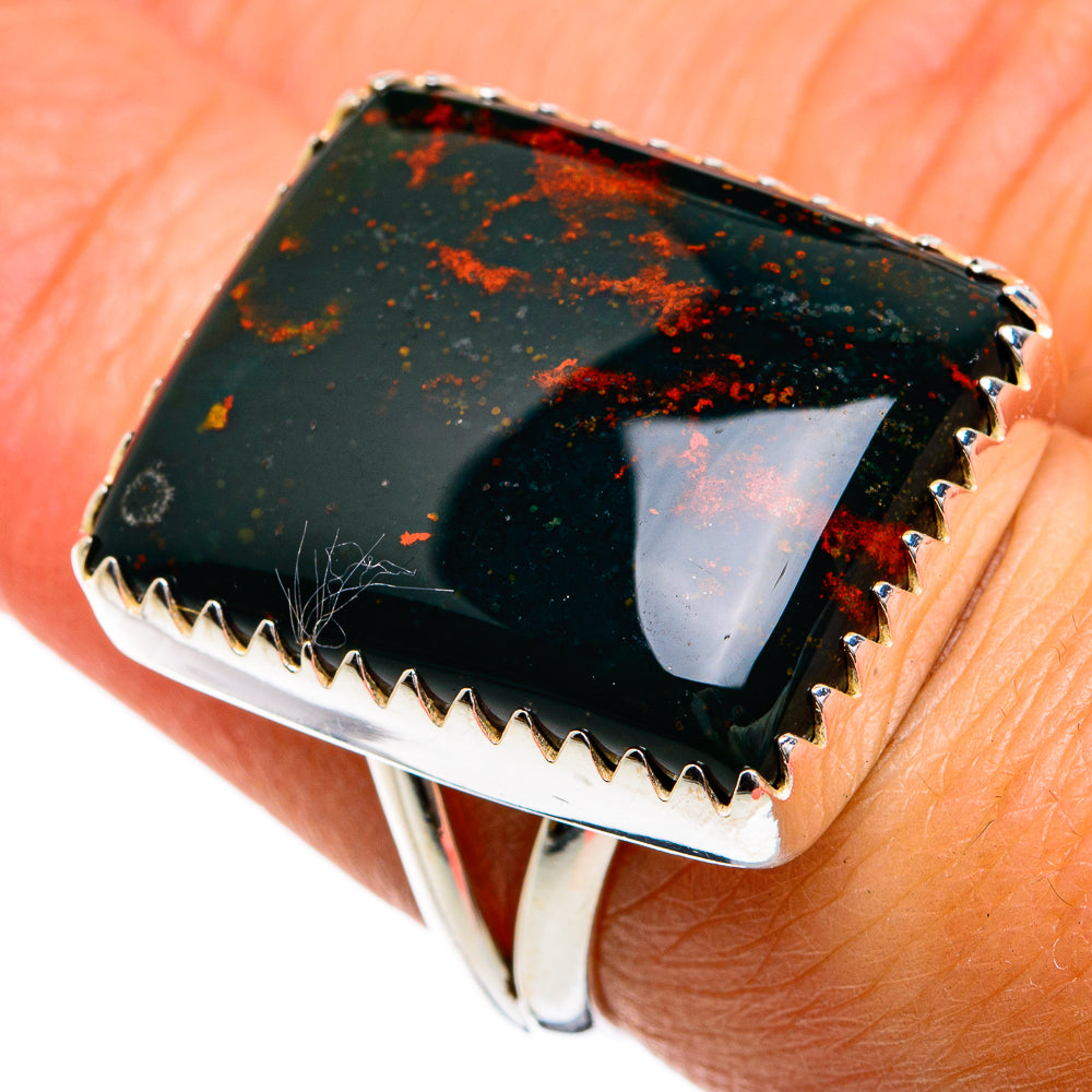 Bloodstone Rings handcrafted by Ana Silver Co - RING80537