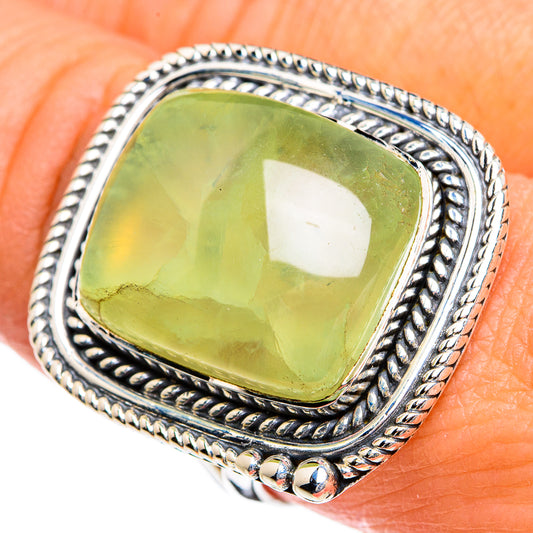 Prehnite Rings handcrafted by Ana Silver Co - RING80539