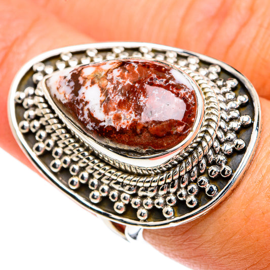 Mahogany Obsidian Rings handcrafted by Ana Silver Co - RING80543