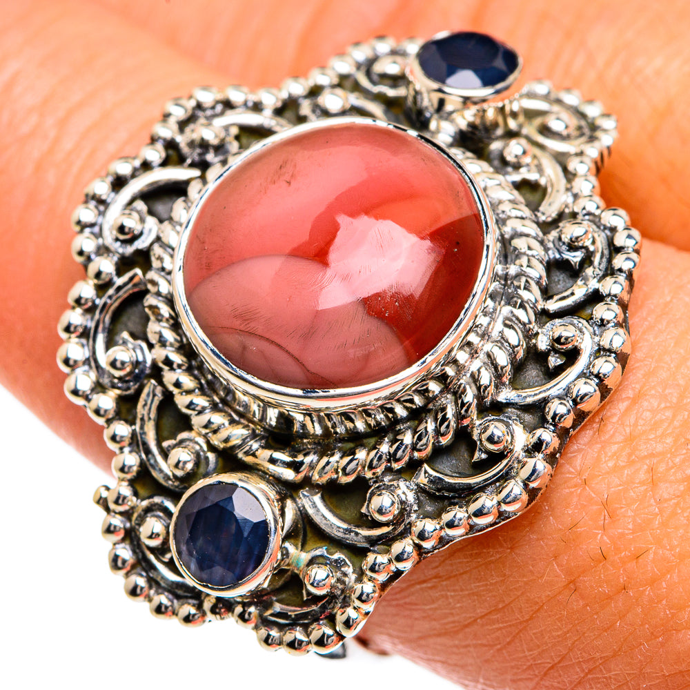 Mookaite Rings handcrafted by Ana Silver Co - RING80544