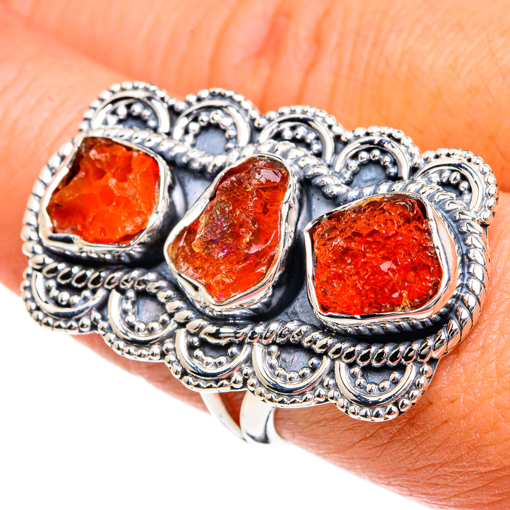 Carnelian Rings handcrafted by Ana Silver Co - RING80547