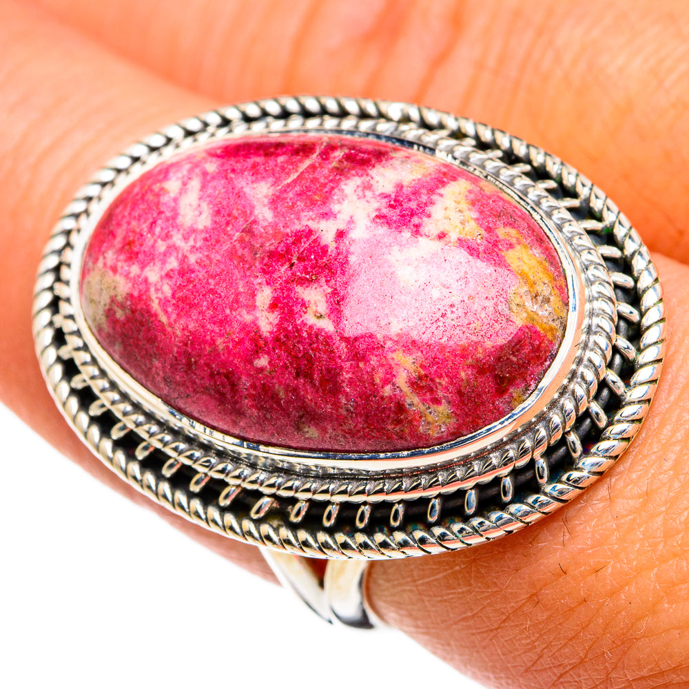 Thulite Rings handcrafted by Ana Silver Co - RING80549