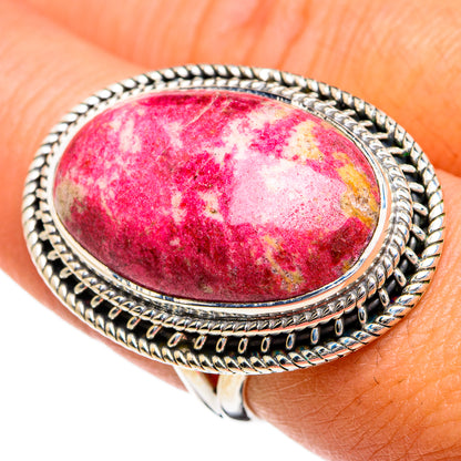 Thulite Rings handcrafted by Ana Silver Co - RING80549