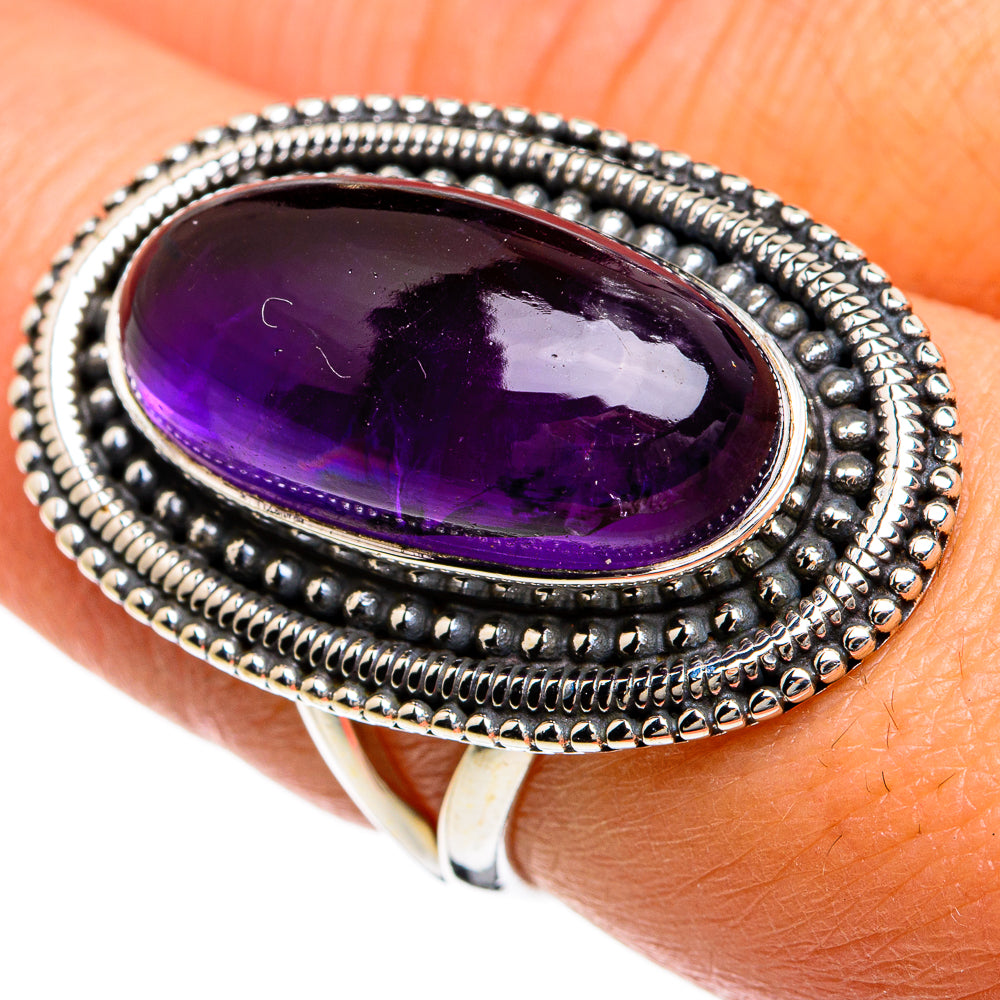 Amethyst Rings handcrafted by Ana Silver Co - RING80551