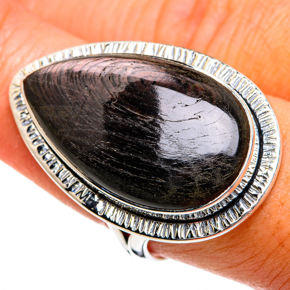 Psilomelane Rings handcrafted by Ana Silver Co - RING80553