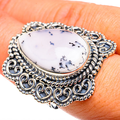 Dendritic Opal Rings handcrafted by Ana Silver Co - RING80558