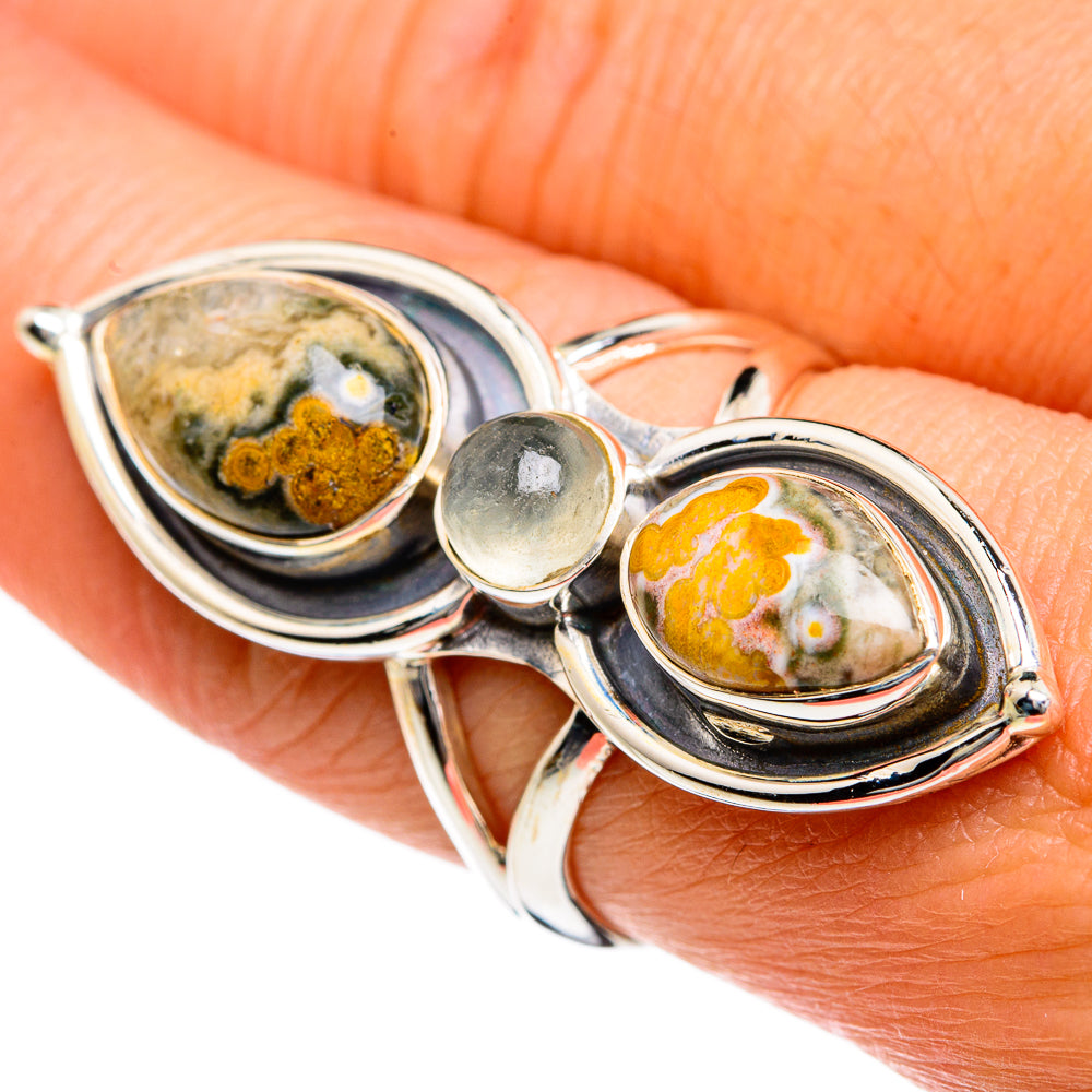Ocean Jasper Rings handcrafted by Ana Silver Co - RING80561