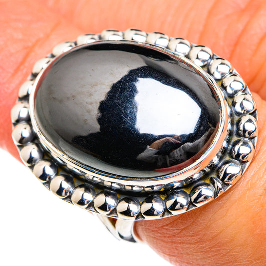 Hematite Rings handcrafted by Ana Silver Co - RING80562