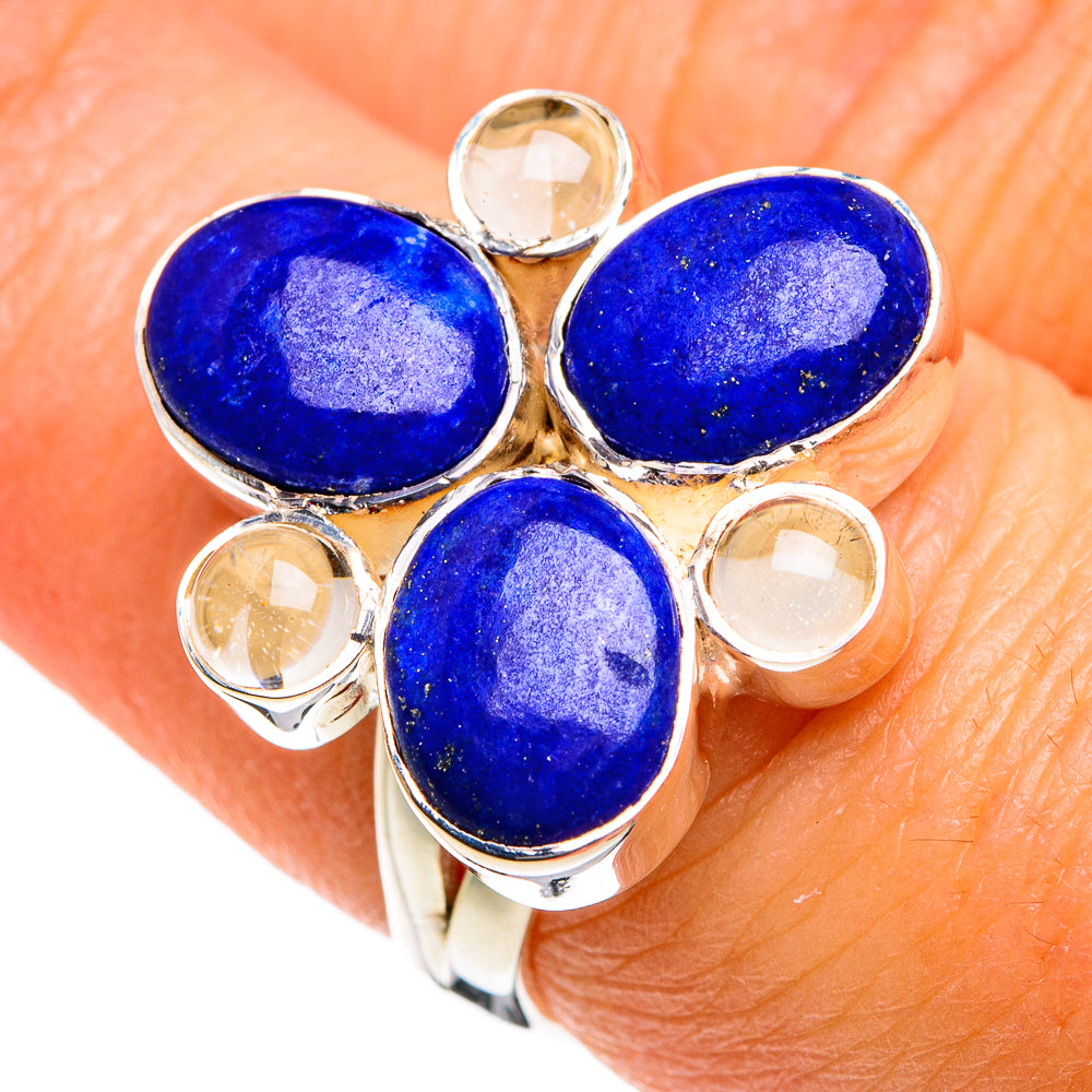 Lapis Lazuli Rings handcrafted by Ana Silver Co - RING80573