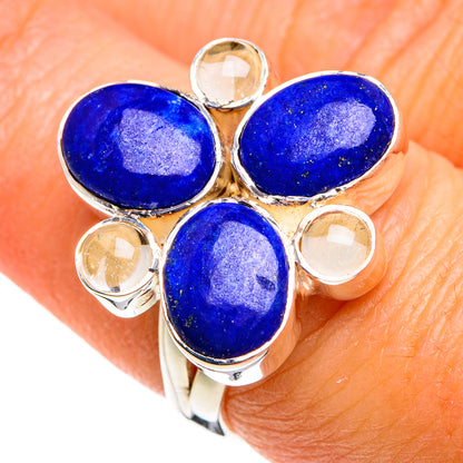 Lapis Lazuli Rings handcrafted by Ana Silver Co - RING80573